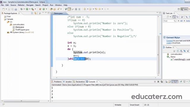 Java Programming Tutorial - 5 Statements, Sequential statements, Control statements, Loops смотреть онлайн
