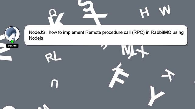 NodeJS : how to implement Remote procedure call (RPC) in RabbitMQ using Nodejs смотреть онлайн