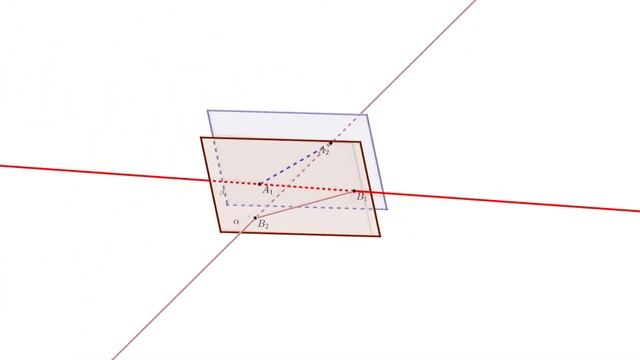 Вращение скрещивающихся прямых в пространстве 3D смотреть онлайн