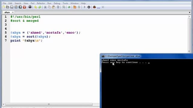 perl tutorial NO 12 sort & merge смотреть онлайн