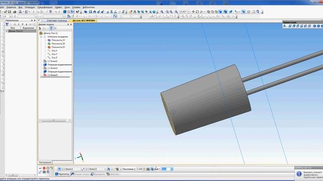 Компас 3D трехмерное моделирование светодиода смотреть онлайн