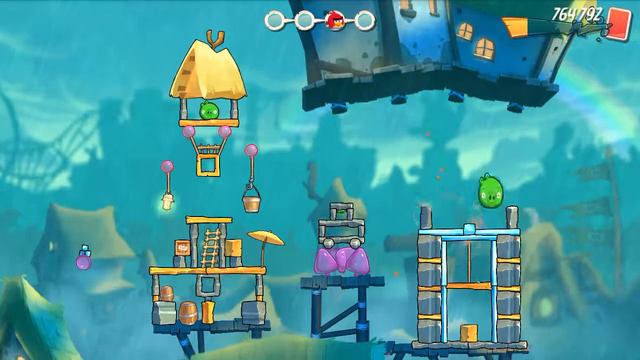 Angry Birds 2 - Level 116 / Gameplay Walkthrough (Android Game) смотреть онлайн