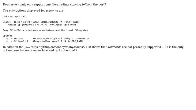 Recursively copy files using docker cp смотреть онлайн