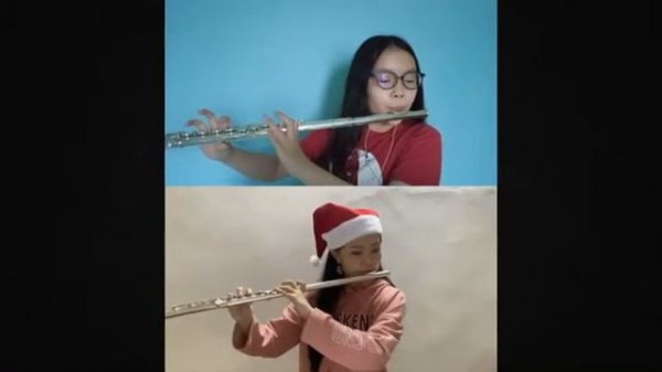 Jolly Old Saint Nicholas flute duet
