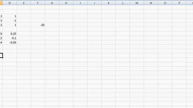 Inverse and determinant of a matrix in Excel смотреть онлайн