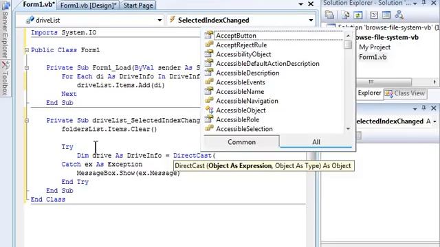 Visual Basic .NET: How to Browse Files, Folders, and Directories смотреть онлайн