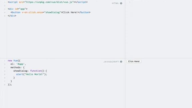 Directive and event modifiers смотреть онлайн