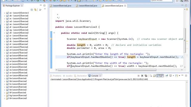 Learn Java - Exercise 03z - Learn to use the Java Scanner Method смотреть онлайн