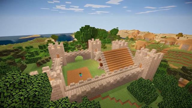 Таймлапс №1 - Средневековый замок в Майнкрафте