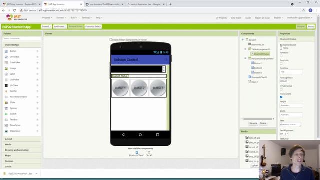 Create your own App! Control an ESP32 (Arduino) via Bluetooth - Part 1 смотреть онлайн