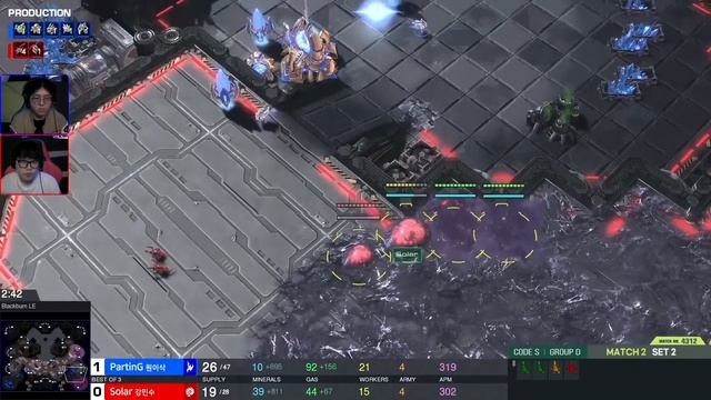 [2021 GSL Season 2] Группа D | Матч 2: PartinG (P) vs. Solar (Z) смотреть онлайн