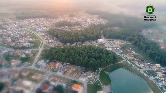 АЭРОСЪЁМКА С КВАДРОКОПТЕРА   Клубный поселок Лесной остров