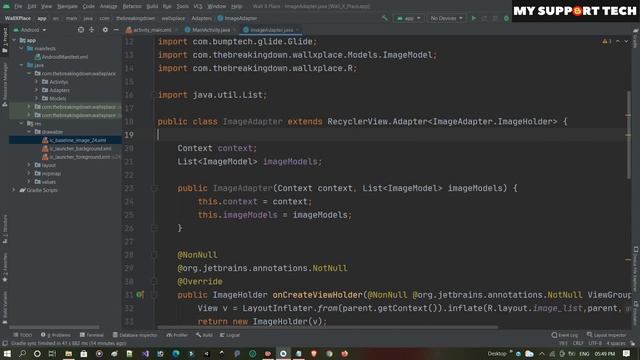 Make a wallpaper app with Volley and Unsplash API смотреть онлайн