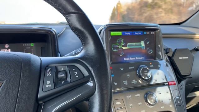 Фишки Chevrolet Volt при езде только на бензине смотреть онлайн
