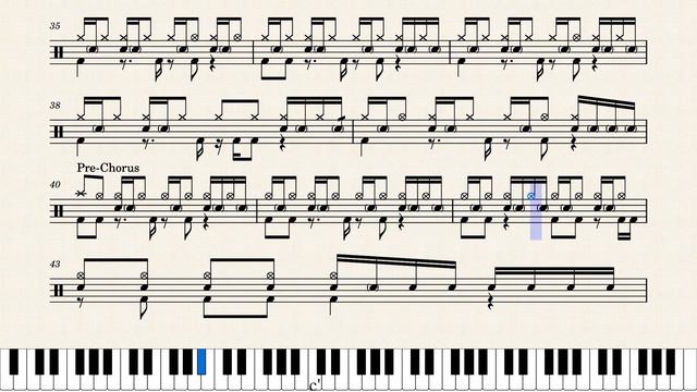 My Happy Ending - Avril Lavigne (Drum Sheet) смотреть онлайн