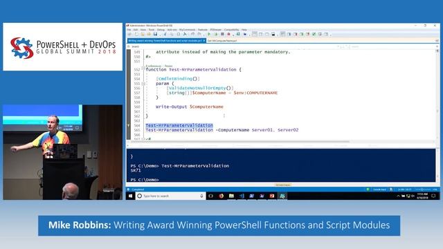 Writing Award Winning PowerShell Functions And Script Modules By Mike Robbins