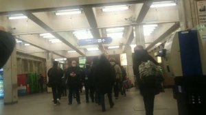 Прогулка по станции метро Московская