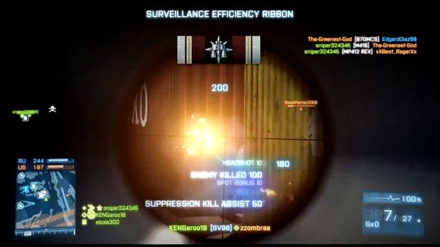 I AM MY OWN AIMBOT PART 2 | BATTLEFIELD 3 смотреть онлайн