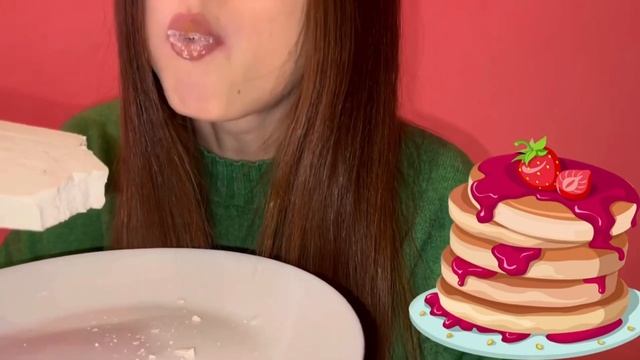 @piglet_crunch панкейки с варением Asmr