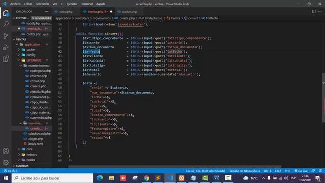 SISTEMA DE VENTAS CODEIGNITER-PHP? CLASE 20-5-AGREGAR VENTA EN BD смотреть онлайн