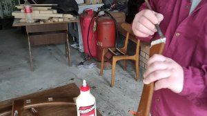 Как самому отремонтировать деревянные стулья? Капитальный ремонт Чешских стульев.