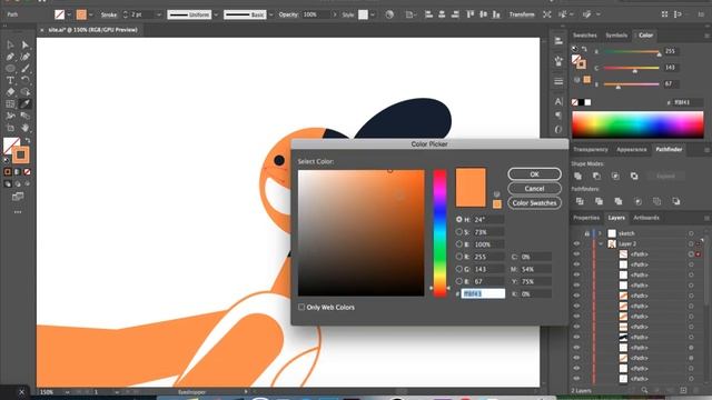 Рисуем иллюстрацию для сайта в Adobe Illustrator | уроки для новичков смотреть онлайн