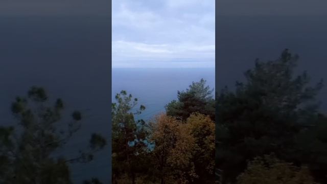Вид с балкона дачи Сталина.Абхазия. смотреть онлайн