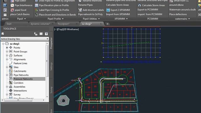 create pressure pipe network in civil 3d смотреть онлайн