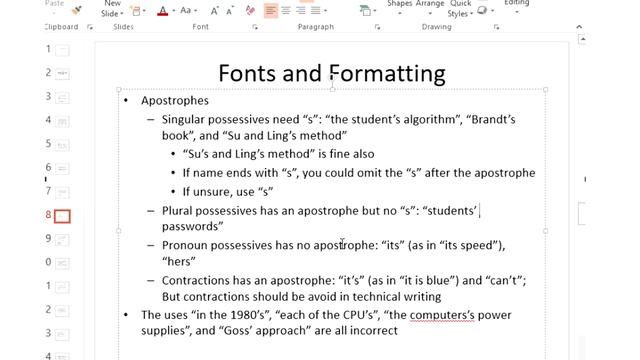 Punctuation - Chapter 08 - Writing for Computer Science смотреть онлайн