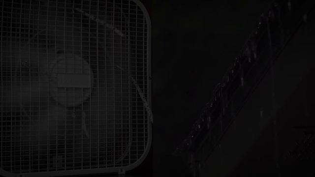 ► Box Fan and Rain Sounds for Sleeping with NO THUNDER, 10 hours of Fan White Noise and Rain in 4k смотреть онлайн