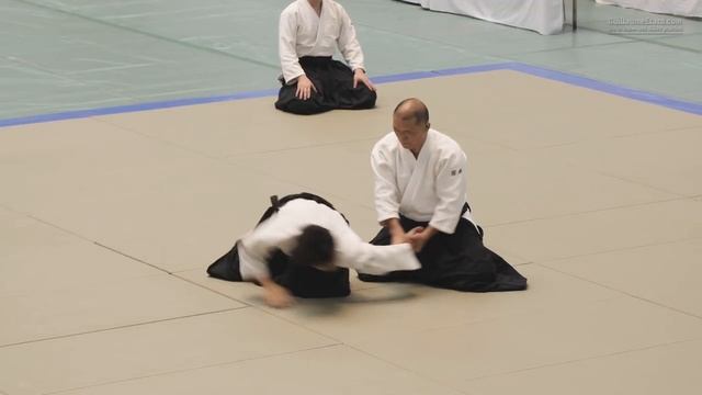 56-я Всеяпонская демонстрация айкидо (2018). Эцудзи Хории