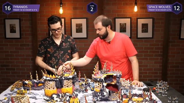 Space Wolves vs Tyranids - 9th edition 40k battle report (new points) смотреть онлайн