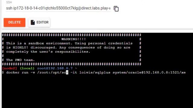 How to set-up an Oracle database on Play With Docker смотреть онлайн