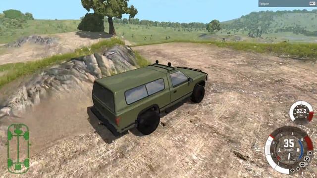 BeamNG Drive - OFF-ROAD TEST SUV DRIVE смотреть онлайн