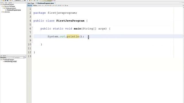 First Java Program смотреть онлайн