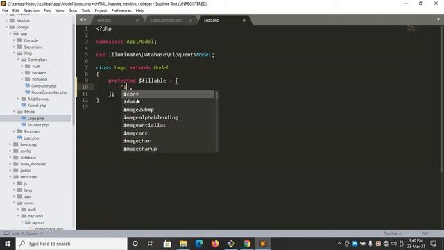 #PHP Laravel | Logo View | Part- 17 Website Development | Full Course | Bangla Tutorial смотреть онлайн