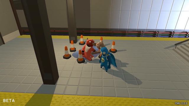 Gang Beasts - Самый Смешной Файтинг (кооператив) #1 смотреть онлайн