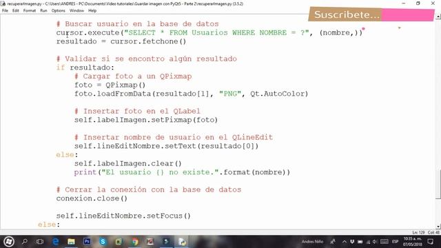 Guardar imagen en una base de datos con Python y PyQt5 - Parte 2 смотреть онлайн