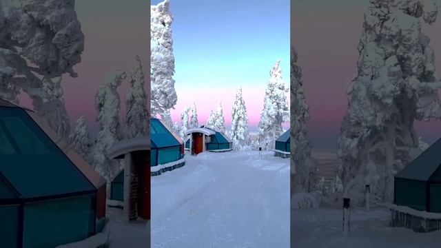 Лапландия домики для туристов смотреть онлайн