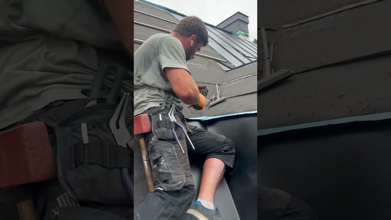 Первый раз в жизни не закосячил#фальцеваякровля #фальц #diy смотреть онлайн