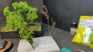 ДЕРЕВЬЯ И КУСТЫ ДЛЯ ДИОРАМ. Из чего я делаю растительность на диорамах?