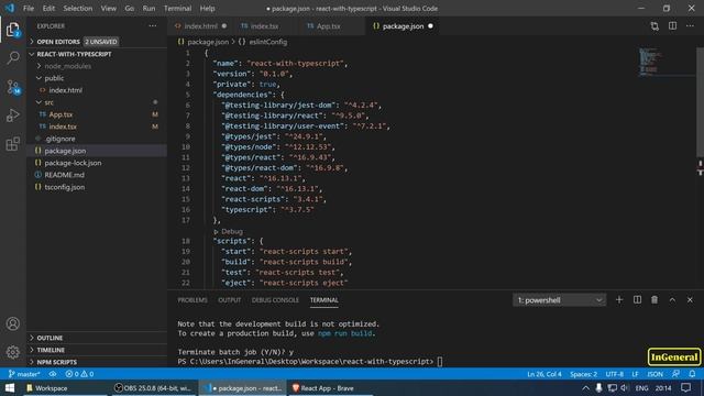 4/13 - Project Setup for React Typescript смотреть онлайн