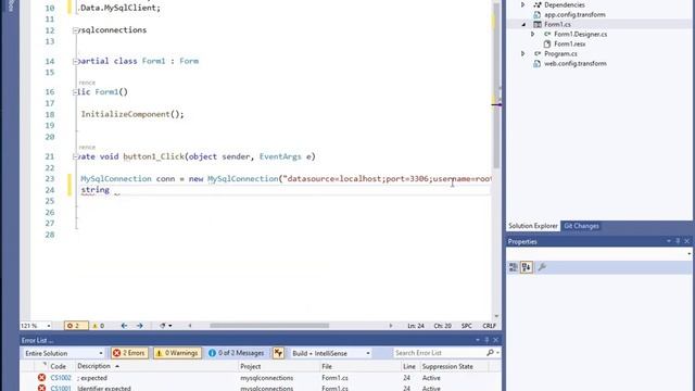 How to save data in mysql Data server using C# смотреть онлайн