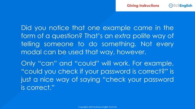 Business English - 925 English Video Lesson 34 - How to Give Instructions in English смотреть онлайн