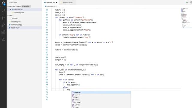 Pythonbot Part3 | Implementation of Bag of words in pythonbot| Orthodox Techie смотреть онлайн