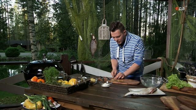 Филе судака с лимонным картофелем | Рыба и гриль смотреть онлайн