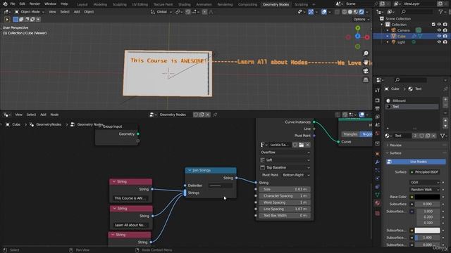 104 - Join Strings Node смотреть онлайн