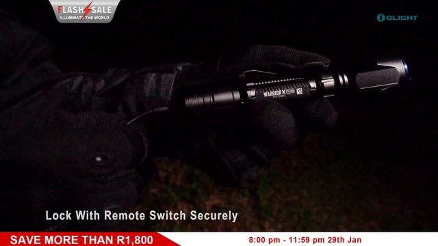 Olight Warrior X Turbo 1000 Meters Beam Tactical Light смотреть онлайн