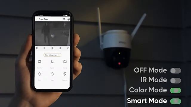 Imou Cruiser 4MP Wifi Camera Outdoor Human Detection Video Surveillance Two Way Talk Color Night смотреть онлайн