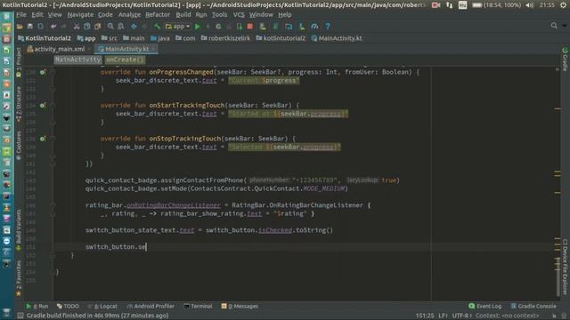 Android Kotlin Usage Tutorial #012 - Switch Button смотреть онлайн